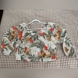 Lane Bryant Tropical Print Women's Crop Top, 18/20